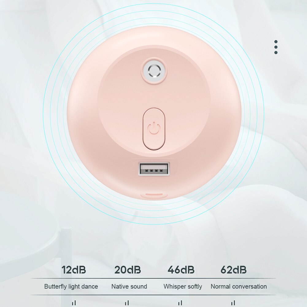 420ml Air Humidifier Silent Household Mist Maker USB Plug Aroma Diffuser Continuous/Intermittent Mode Fine Spray With Led Light