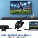 Bi-Direction HDMI-compatible Switch 4K Splitter 1x2/2x1 Adapter HD Switcher