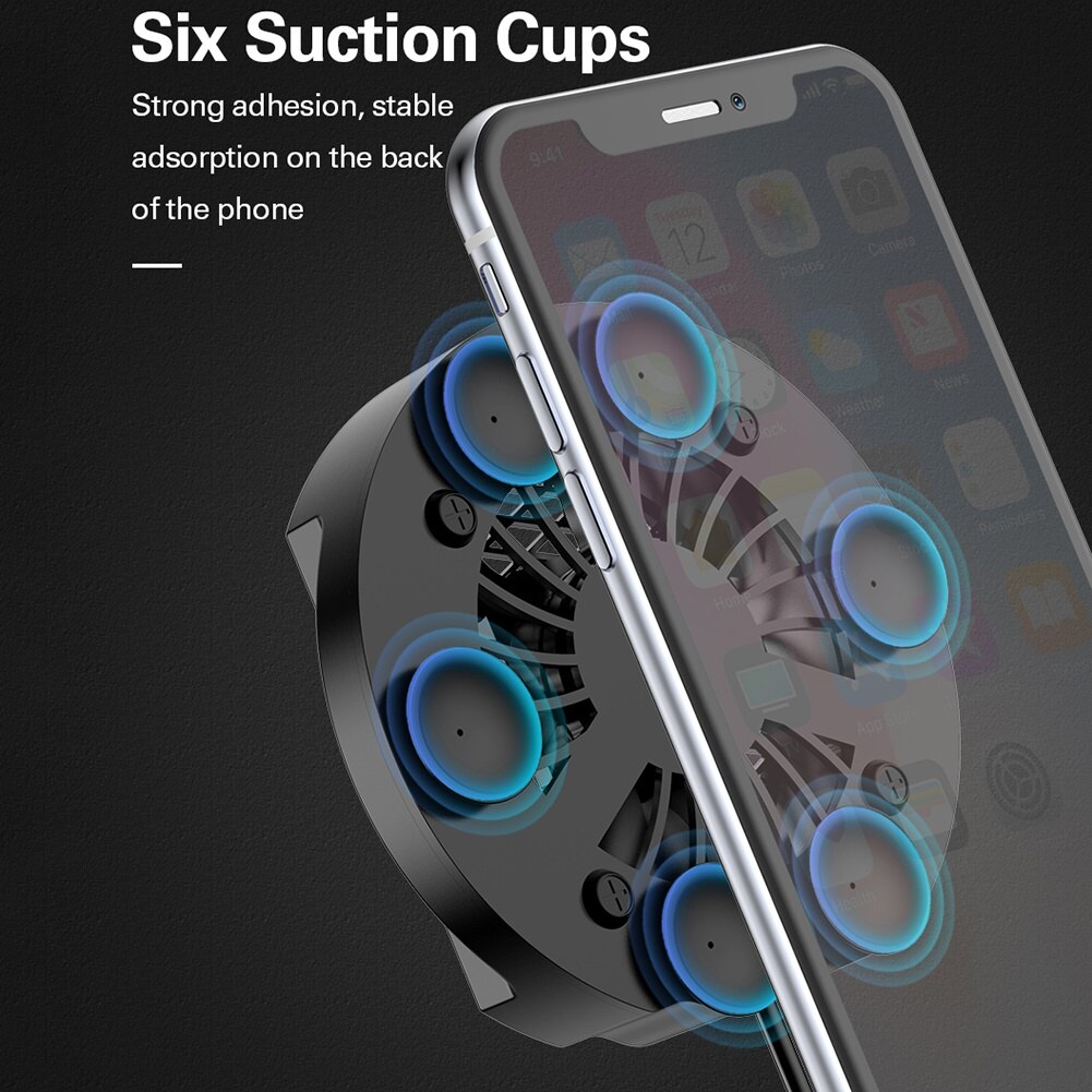 Z10 Portable Universal Cell Phone Radiator Cooler Bracket Cooling Fan