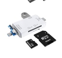 All in One Micro USB Type-c OTG TF SD Card Reader Dual Slot Flash Memory Card Adapter