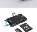 All in One Micro USB Type-c OTG TF SD Card Reader Dual Slot Flash Memory Card Adapter