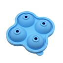 Silicone Ice Ball Maker Mold - 4 Piece 12 X 12 X 5 cm Round Ice Ball