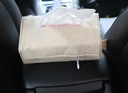 Car Back Seat Leather Tissue Storage Box Napkin Holder Headrest Paper Cover Case Organizer Auto Interior Accessories