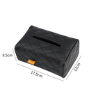 Car Back Seat Leather Tissue Storage Box Napkin Holder Headrest Paper Cover Case Organizer Auto Interior Accessories