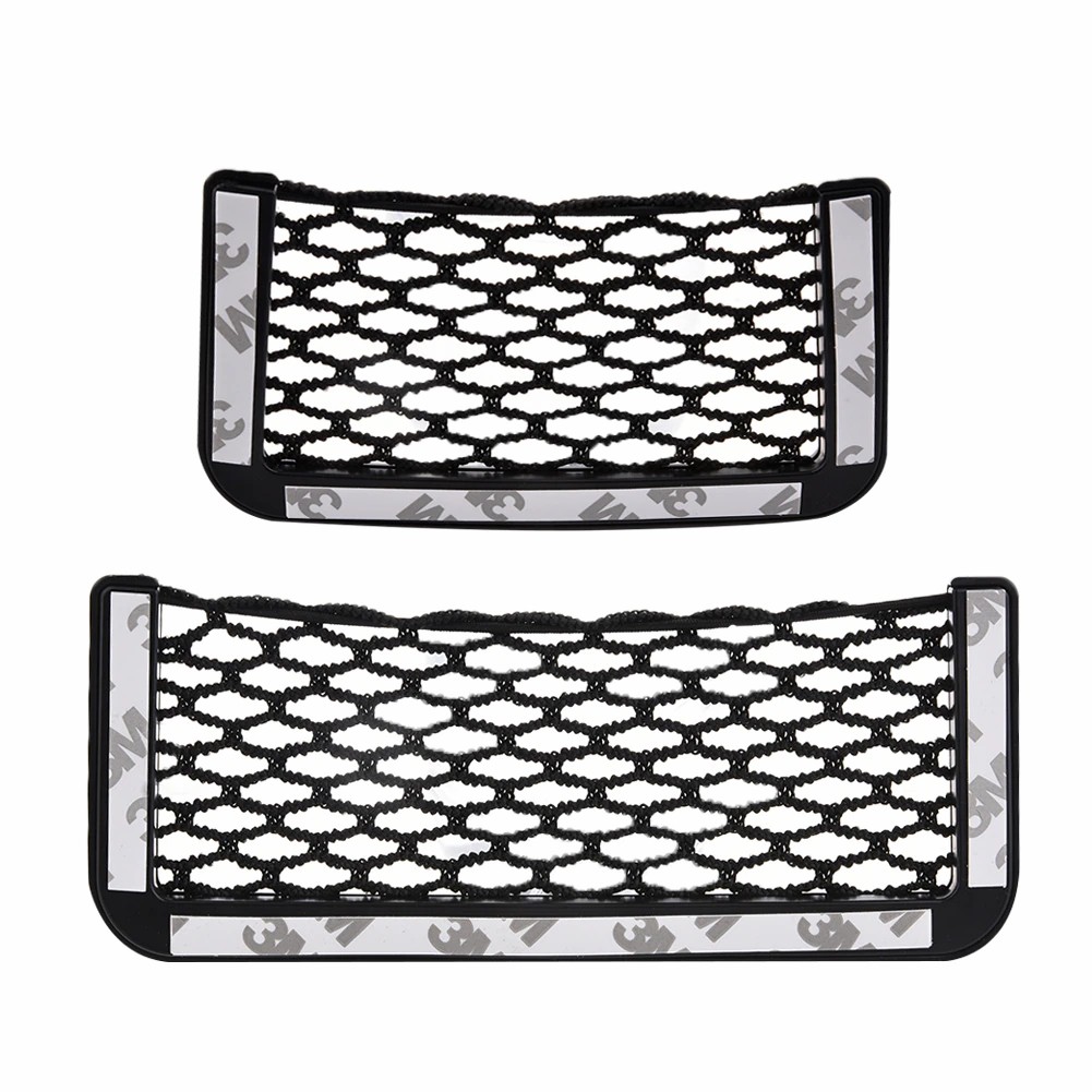 Auto Seat Side Interior Back Sundries Pocket Mesh Storage Bag Phone Net Pocket Holder Car Storage Bag