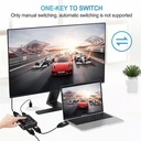Bi-Direction HDMI-compatible Switch 4K Splitter 1x2/2x1 Adapter HD Switcher