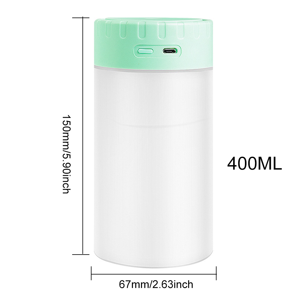 00ML Rechargeable Air Humidifier Ultrasonic Aromatherapy Diffuser Mini Portable Sprayer USB Essential Oil Atomizer With LED Lamp