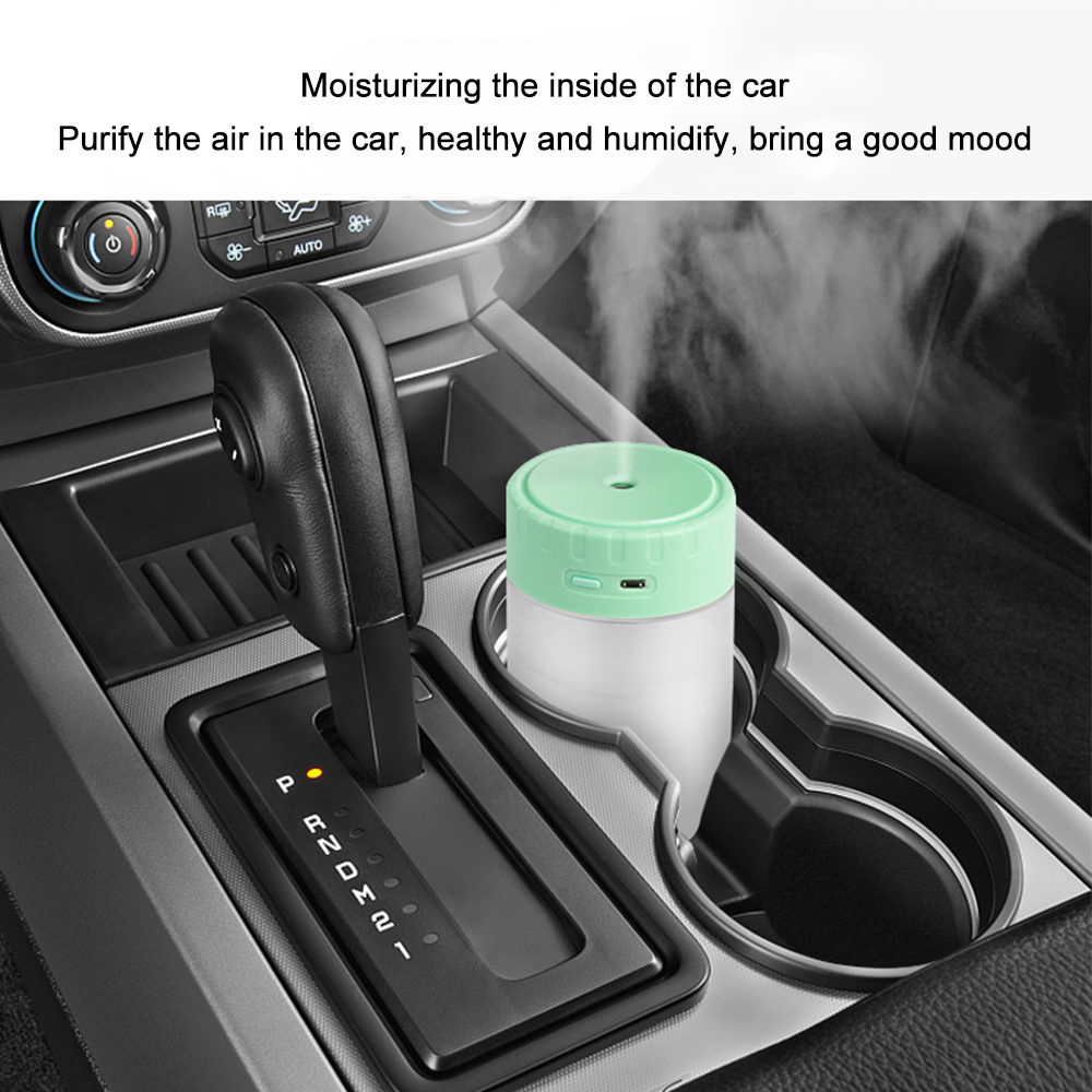 00ML Rechargeable Air Humidifier Ultrasonic Aromatherapy Diffuser Mini Portable Sprayer USB Essential Oil Atomizer With LED Lamp