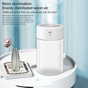 360ml USB Air Humidifier Large Capacity Portable Air Diffuser Purifier Atomizer with Night Light