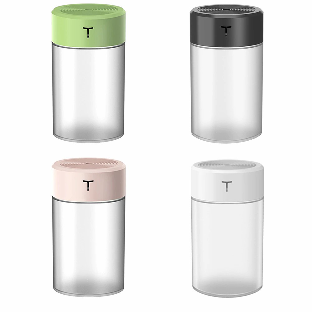 360ml USB Air Humidifier Large Capacity Portable Air Diffuser Purifier Atomizer with Night Light