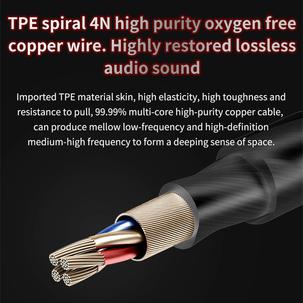 QKZ AK6 Copper Driver HiFi Earphones In Ear Sport Headphones ports Wired Earphones With Microphone Noise Cancelling Headset