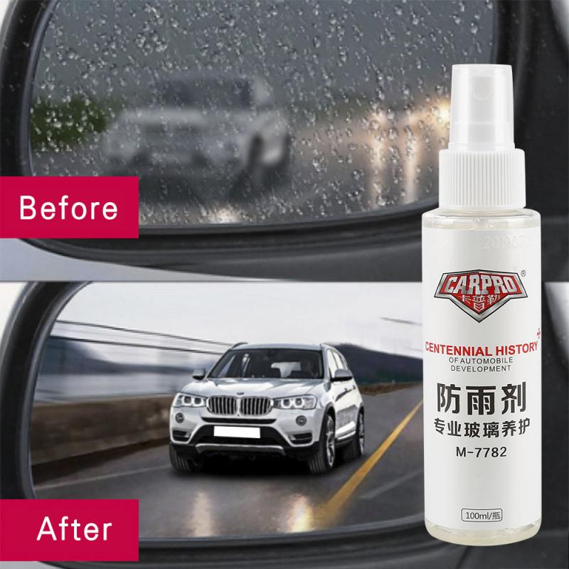 100ML Car Front Windshield Anti-Rain Agent Waterproof Rainproof Anit-fog Spray Car Rear-View Mirror Window Glass Coating