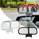 Blind Spot Mirror With Dual Convex Mirrors Adjustable Rear View Mirror