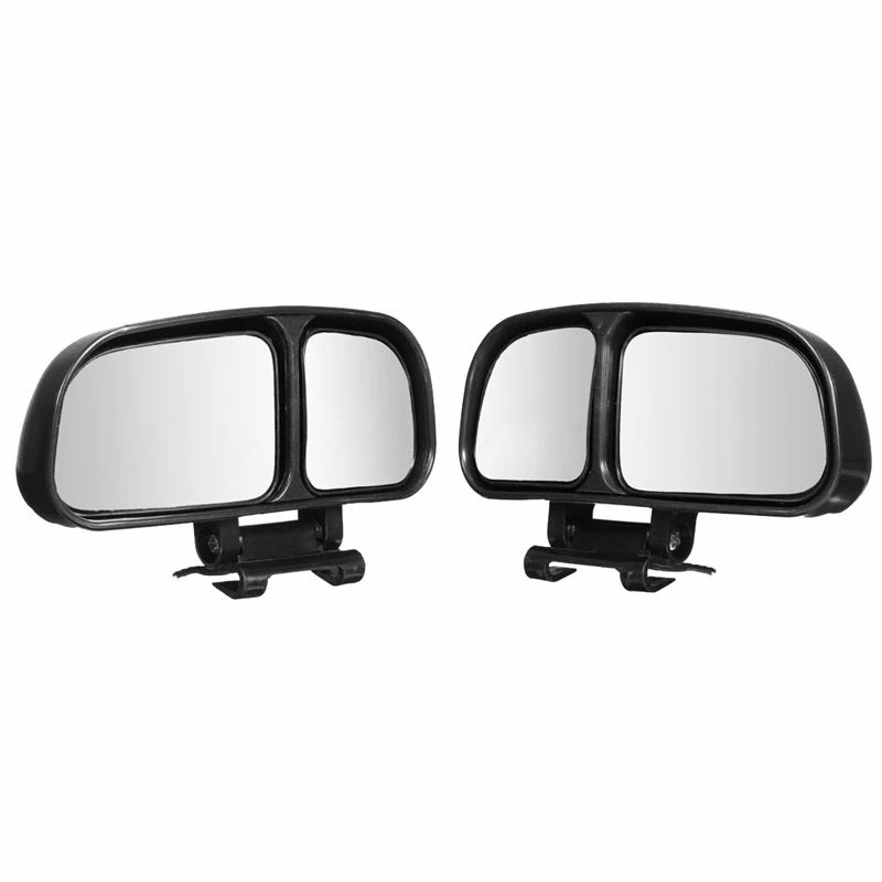 Blind Spot Mirror With Dual Convex Mirrors Adjustable Rear View Mirror