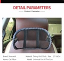 Car Mesh Pillow Headrest Mini Net Backrest Seat Breathable and Cool Neck Pillow Auto Interior Accessories