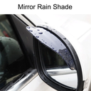 2-piece universal flexible PVC auto parts rearview mirror protector rain cover car rearview mirror eyebrow rain cover