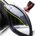 2-piece universal flexible PVC auto parts rearview mirror protector rain cover car rearview mirror eyebrow rain cover