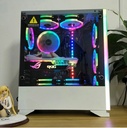 Coolmoon GUANGMANG Case Fan 12cm Double Aperture Aurora Automatic Color Changing Mirage Mute Desktop RGB Cooling Fan