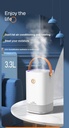 3.3L Dual Nozzle Mist Maker Essential Oil Aromatherapy Diffuser Colorful LED Light Ultrasonic Humidifier USB Fogger Air Purifier