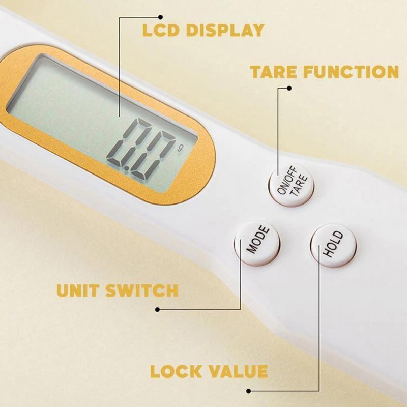 500g/0.1g electronic weighing spoon Kitchen Measuring Spoon measuring cup spoon Scale Mini Kitchen Scales Baking Supplies