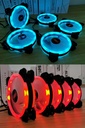 Coolmoon GUANGMANG Case Fan 12cm Double Aperture Aurora Automatic Color Changing Mirage Mute Desktop RGB Cooling Fan