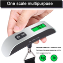 110lb/50kg Portable Scale Digital LCD Display Electronic Luggage Hanging Suitcase Travel Weighs Baggage Bag Weight Balance Tool