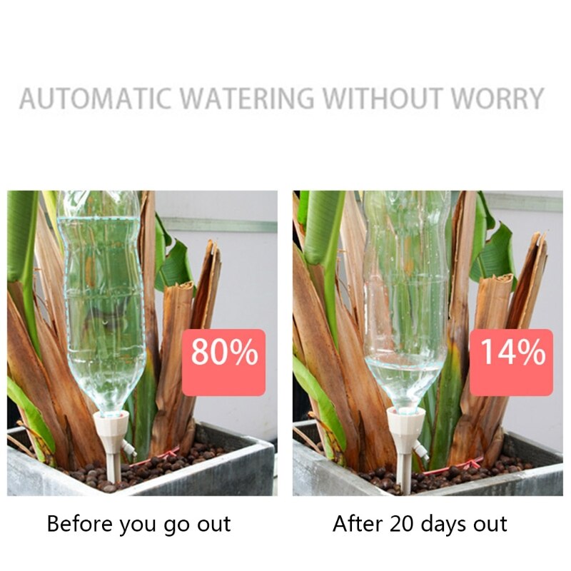 3pcs Irrigation Indoor Outdoor Slow Release Plant Self Watering Spikes Auto Drip