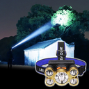 5-Head Headlight Super Bright Rechargeable headlamp