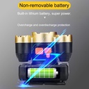5-Head Headlight Super Bright Rechargeable headlamp
