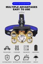 5-Head Headlight Super Bright Rechargeable headlamp