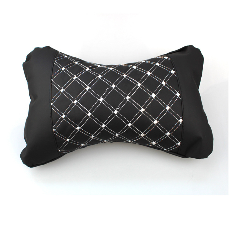 Microfiber Leather Cushion Car Headrest Neck Pillow