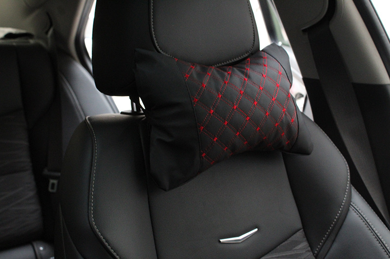 Microfiber Leather Cushion Car Headrest Neck Pillow
