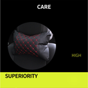 Microfiber Leather Cushion Car Headrest Neck Pillow