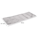 Gas Stove Protector Aluminum Foldable Oil Baffle Plate Kitchen Frying Pan Oil Splash Protection Screen Plate