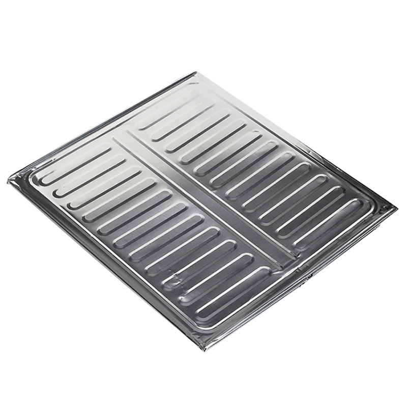 Gas Stove Protector Aluminum Foldable Oil Baffle Plate Kitchen Frying Pan Oil Splash Protection Screen Plate