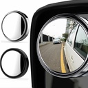 360 Degree HD Blind Spot Adjustable Car Rearview Convex Mirror for Reverse Wide Angle Vehicle Parking Rimless Mirrors