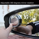 360 Degree HD Blind Spot Adjustable Car Rearview Convex Mirror for Reverse Wide Angle Vehicle Parking Rimless Mirrors