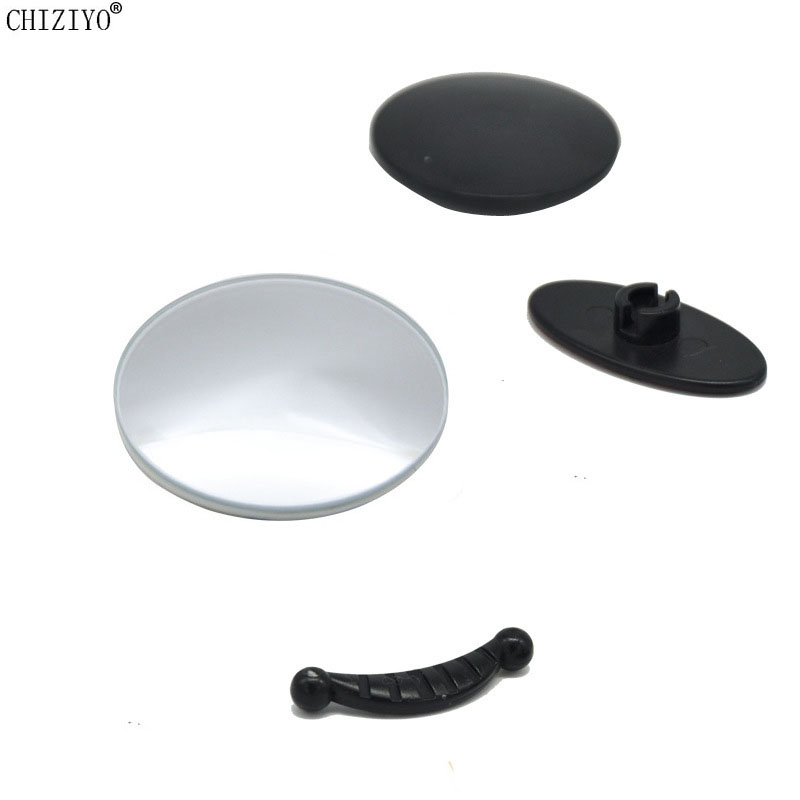 1 PC Car Back Seat Rear Passenger Get Off B-pillar Small Round Mirror Eliminate Blind Spot Dead Zone Mirror