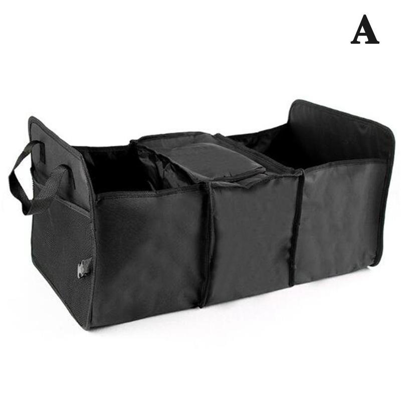 Foldable Insulation Storage Box organizer Drink Food Insulation Basket with handle Car Container Oxford cloth
