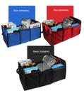 Foldable Insulation Storage Box organizer Drink Food Insulation Basket with handle Car Container Oxford cloth