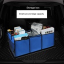 Foldable Insulation Storage Box organizer Drink Food Insulation Basket with handle Car Container Oxford cloth