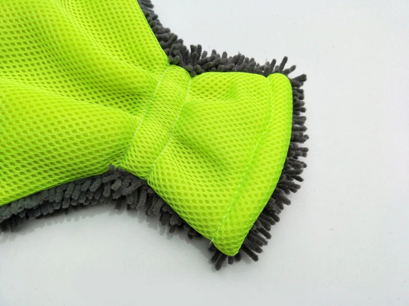 Car chenille gloves, double-sided car cleaning gloves, car washing gloves