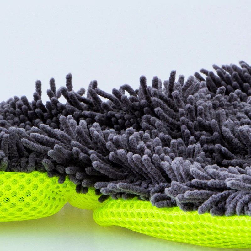 Car chenille gloves, double-sided car cleaning gloves, car washing gloves
