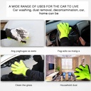 Car chenille gloves, double-sided car cleaning gloves, car washing gloves