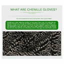 Car chenille gloves, double-sided car cleaning gloves, car washing gloves