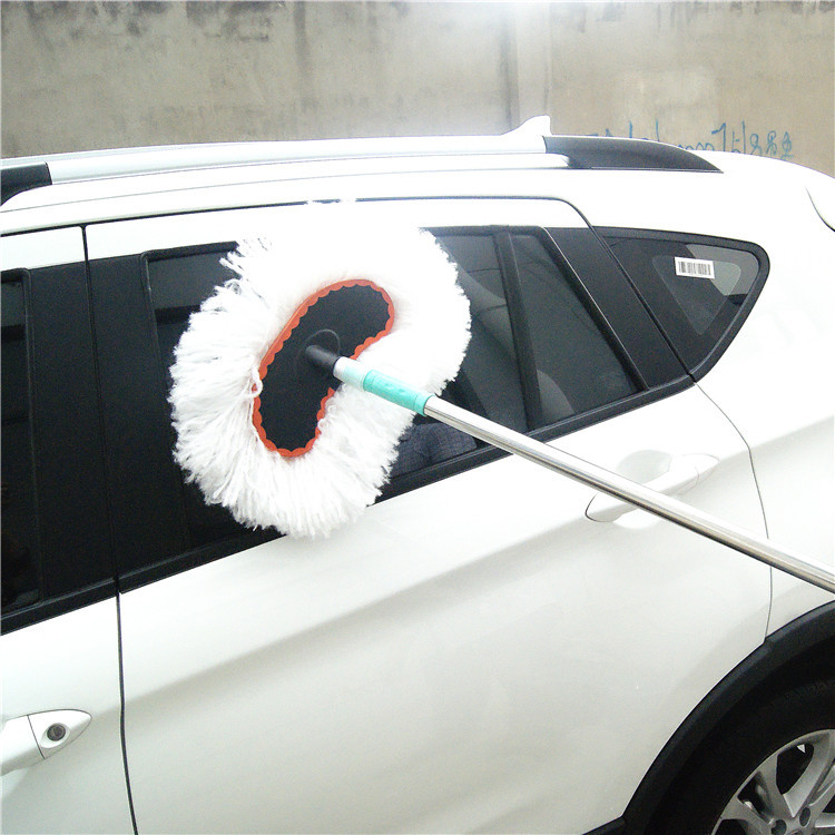 Telescopic Long Handle Car Vehicle Washing Cleaning Dust Removal Mop Brush Tool