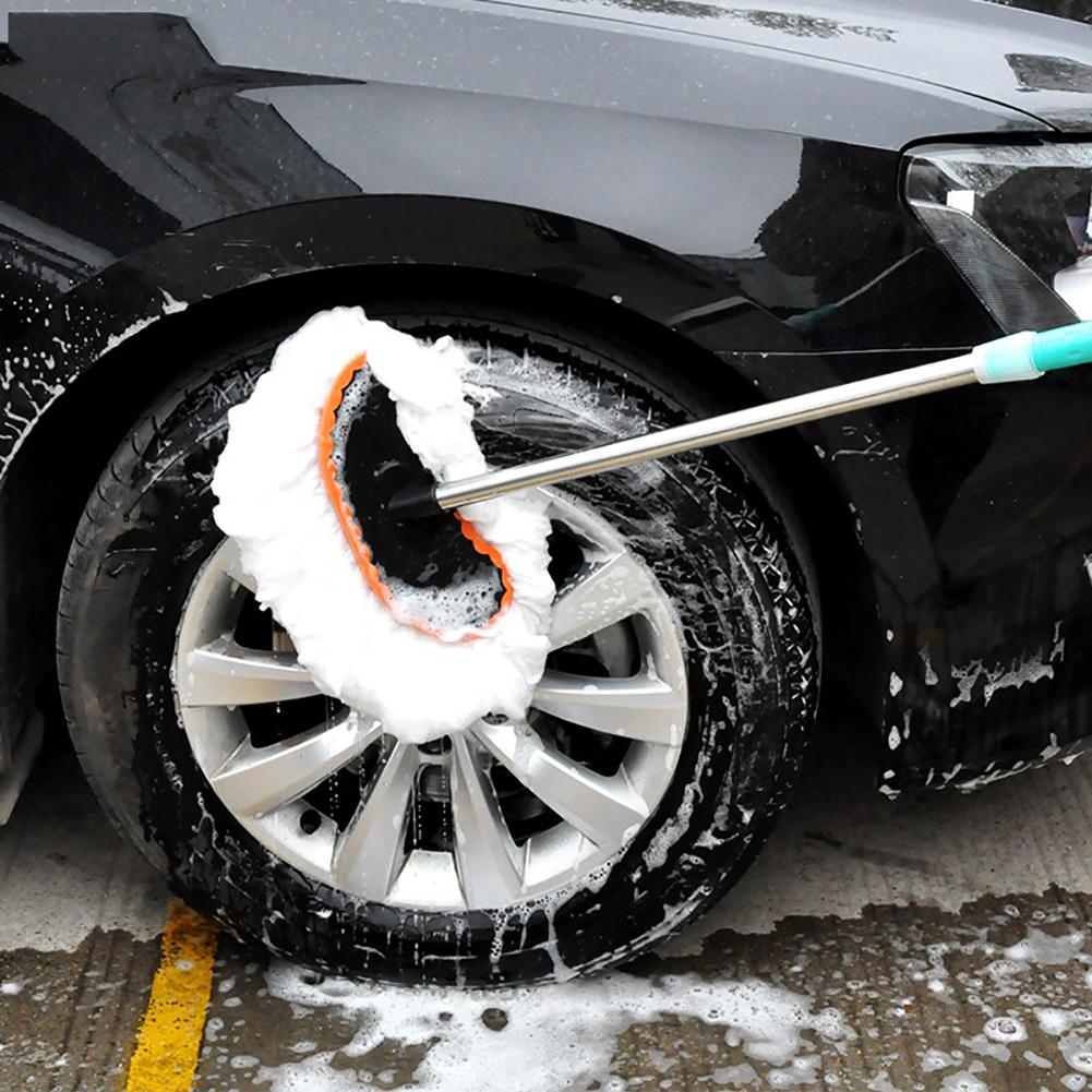 Telescopic Long Handle Car Vehicle Washing Cleaning Dust Removal Mop Brush Tool