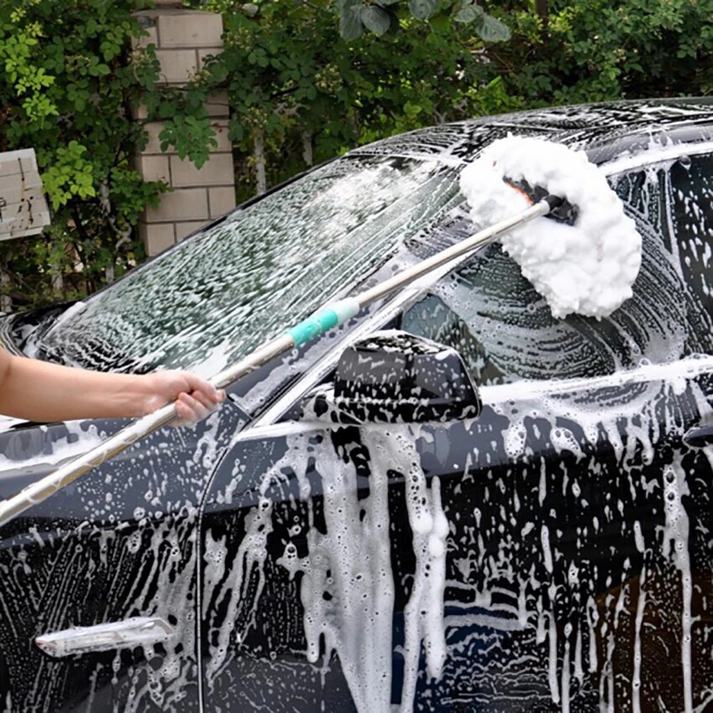 Telescopic Long Handle Car Vehicle Washing Cleaning Dust Removal Mop Brush Tool