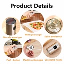 BBQ grill sprayer press leak-proof glass oiler kitchen oil spray bottle oiler seasoning bottle