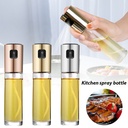 BBQ grill sprayer press leak-proof glass oiler kitchen oil spray bottle oiler seasoning bottle